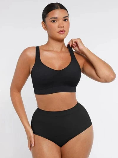 Soutien-Gorge Push-Up Sans Armature à Larges Bretelles Pour Femmes - CurvyPower
