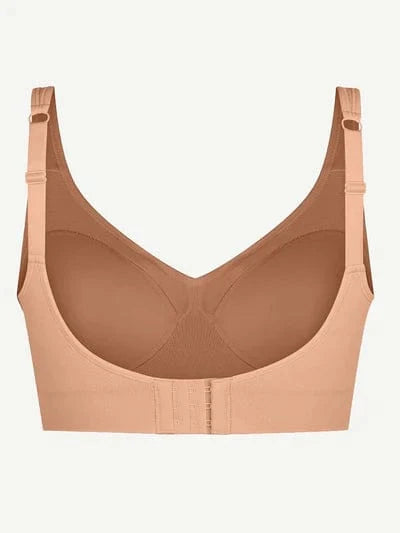CurvyPower | UK Bras Wireless Shapewear Bra with Wide Straps for Seamless Bust Support