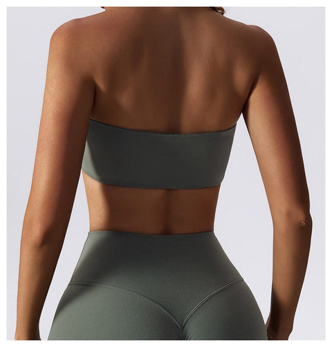 CurvyPower | UK Bras Women Strapless Tube Top Fitness Yoga Bra