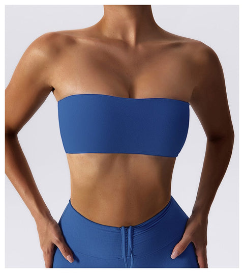CurvyPower | FR Brassière de Sport Brassière Bandeau Sport et Yoga Sans Armature Pour Femmes