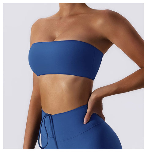 CurvyPower | FR Brassière de Sport Brassière Bandeau Sport et Yoga Sans Armature Pour Femmes