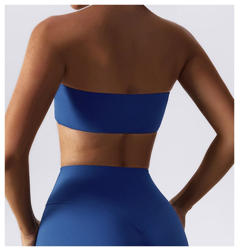CurvyPower | FR Brassière de Sport Brassière Bandeau Sport et Yoga Sans Armature Pour Femmes