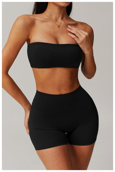CurvyPower | FR Brassière de Sport Brassière Bandeau Sport et Yoga Sans Armature Pour Femmes
