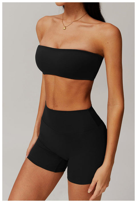 CurvyPower | FR Brassière de Sport Brassière Bandeau Sport et Yoga Sans Armature Pour Femmes
