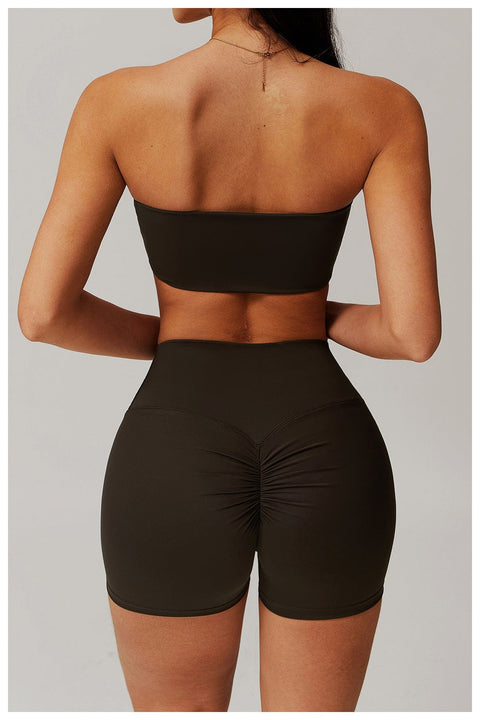 CurvyPower | FR Brassière de Sport Brassière Bandeau Sport et Yoga Sans Armature Pour Femmes