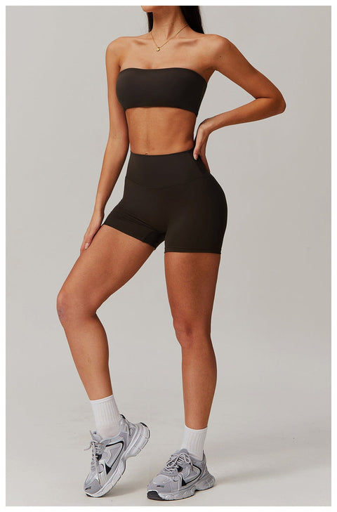 CurvyPower | FR Brassière de Sport Brassière Bandeau Sport et Yoga Sans Armature Pour Femmes