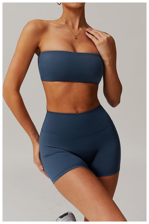 CurvyPower | FR Brassière de Sport Brassière Bandeau Sport et Yoga Sans Armature Pour Femmes