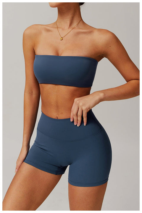CurvyPower | FR Brassière de Sport Brassière Bandeau Sport et Yoga Sans Armature Pour Femmes