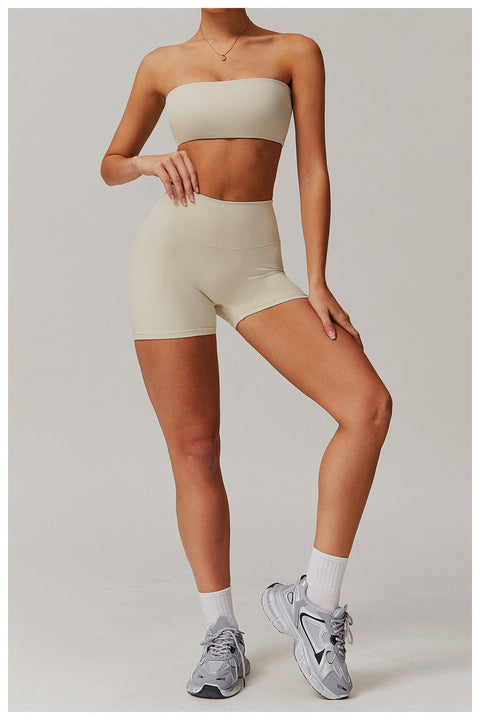 CurvyPower | FR Brassière de Sport Brassière Bandeau Sport et Yoga Sans Armature Pour Femmes