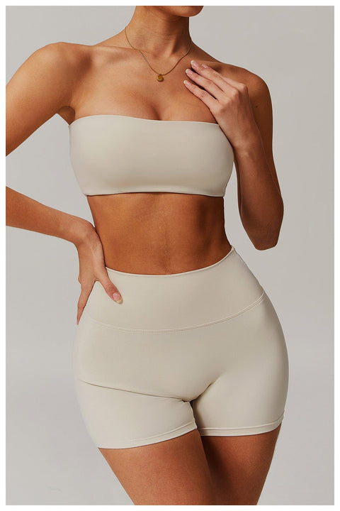 CurvyPower | FR Brassière de Sport Brassière Bandeau Sport et Yoga Sans Armature Pour Femmes