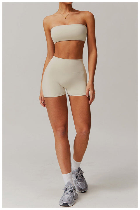 CurvyPower | FR Brassière de Sport Brassière Bandeau Sport et Yoga Sans Armature Pour Femmes