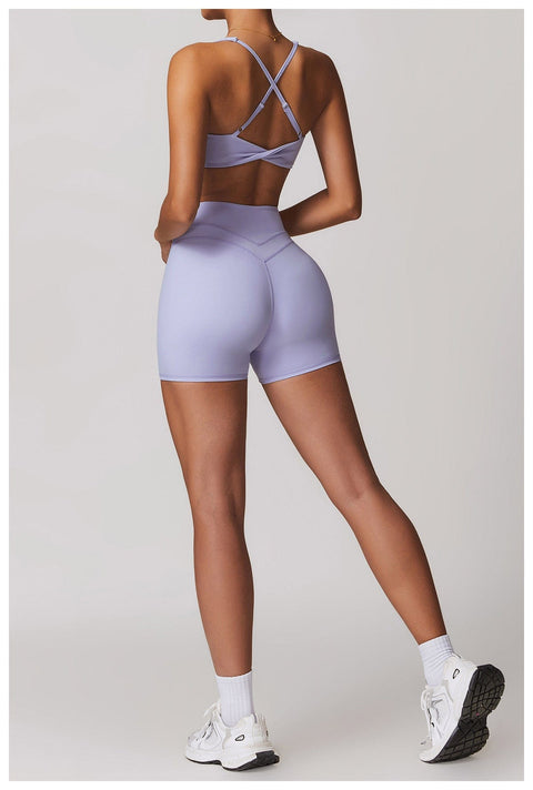 CurvyPower | FR Brassière Brassière De Sport Sans Armature À Bretelles Croisées Réglables