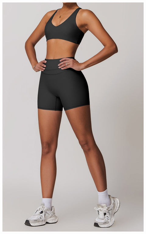 CurvyPower | FR Brassière Brassière De Sport Sans Armature À Bretelles Croisées Réglables