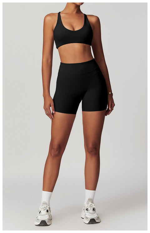 CurvyPower | FR Brassière Brassière De Sport Sans Armature À Bretelles Croisées Réglables
