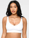 CurvyPower Breast Support White / S Seamless Inner Bra with Removable Cups for Breast Support and Back Fat Reduction