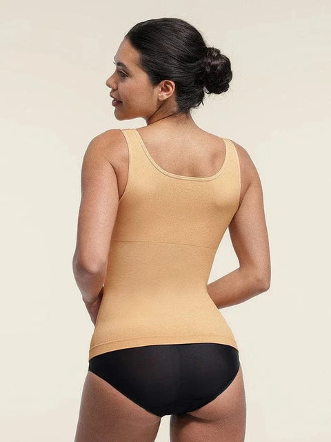 Camisole Gainante Sans Couture À Soutien Poitrine et Ventre Plat Pour Femmes - CurvyPower