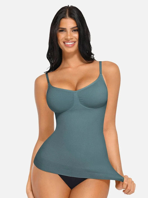 CurvyPower | UK camisole Seamless Tank Top Waist Slimming Tummy Tucker Camisole