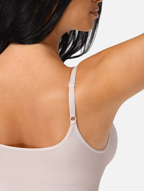 Débardeur Gainant Sans Couture Ventre Plat Avec Soutien-Gorge Intégré Pour Femmes - CurvyPower