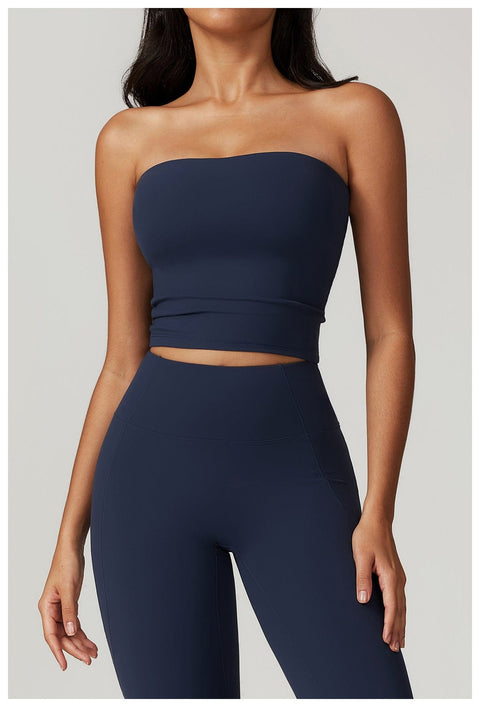Bandeau Gainant Sans Couture Sans Bretelles Séchage Rapide Pour Femmes - CurvyPower
