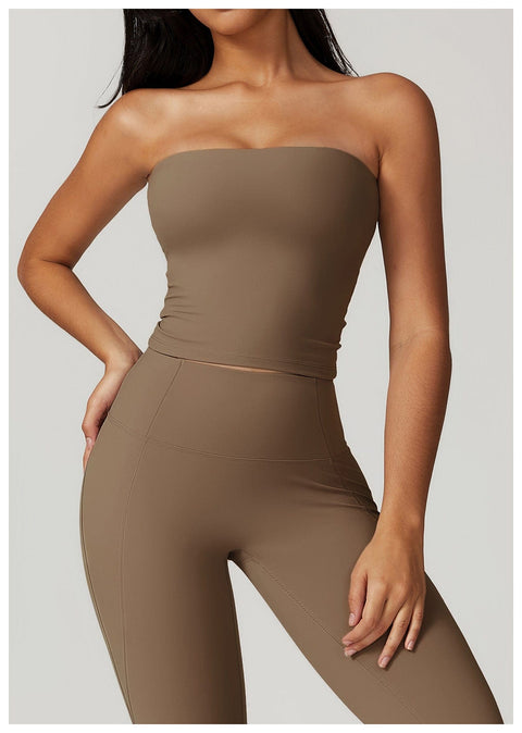 Bandeau Gainant Sans Couture Sans Bretelles Séchage Rapide Pour Femmes - CurvyPower