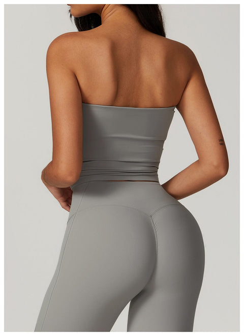 Bandeau Gainant Sans Couture Sans Bretelles Séchage Rapide Pour Femmes - CurvyPower