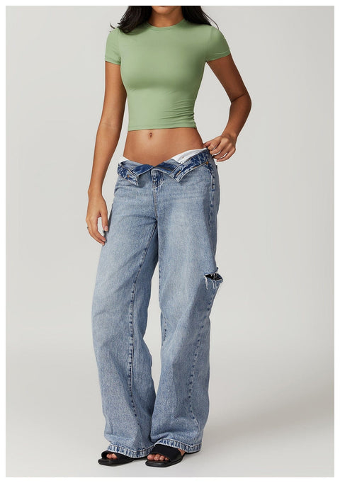 CurvyPower | FR Crop Top Gainant Séchage Rapide Respirant et Extensible Pour Femmes