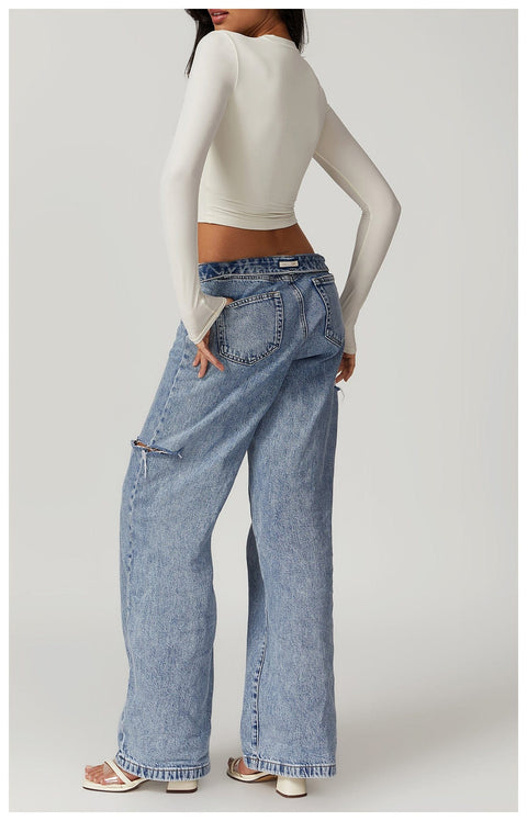 Top Gainant Manches Longues Sans Couture Pour Le Yoga - CurvyPower