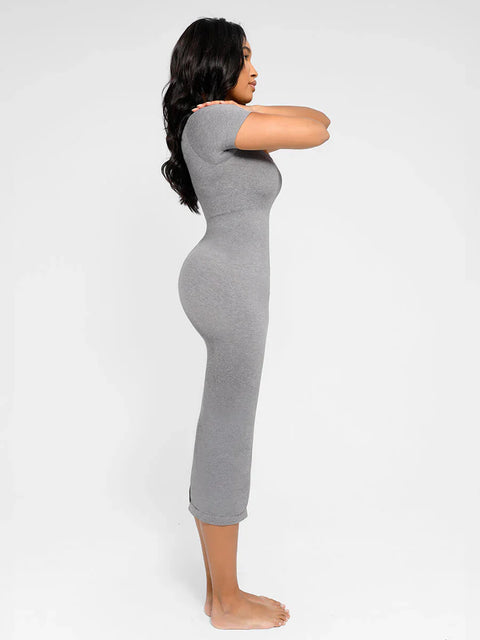 Body Gainant Ventre Plat à Buste Ouvert en forme de U