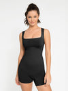 CurvyPower | UK Jumpsuit Black / XS/S Square Neck Tummy Control Shaping Jumpsuit