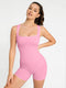 CurvyPower | UK Jumpsuit Pink / XS/S Square Neck Tummy Control Shaping Jumpsuit