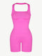 CurvyPower | UK Jumpsuit Seamless Halter Neck Tummy Control Waist Shaping Jumpsuit