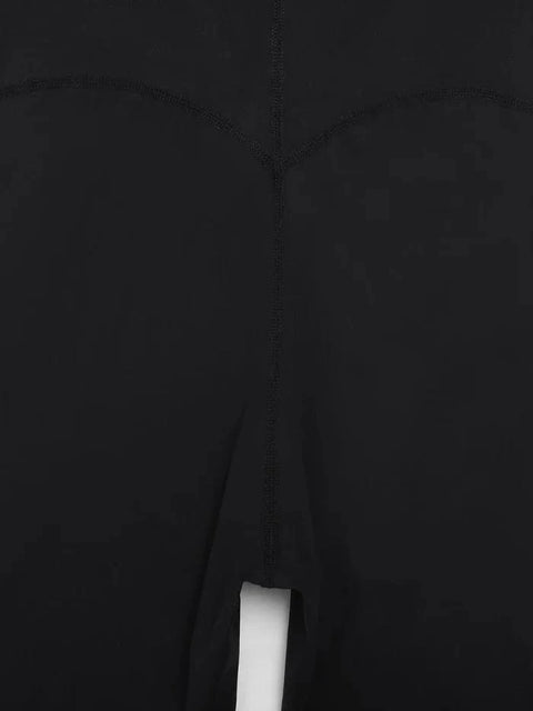 CurvyPower | UK Jumpsuit Sports Sauna Shaping Jumpsuit with Front Zipper and Slit