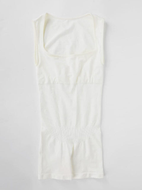 CurvyPower | UK Jumpsuit Square Neck Tummy Control Shaping Jumpsuit
