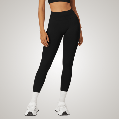 CurvyPower | FR Noir / S Legging Gainant Taille Haute Ventre Plat Remonte-Fesses Sans Couture Pour Femmes