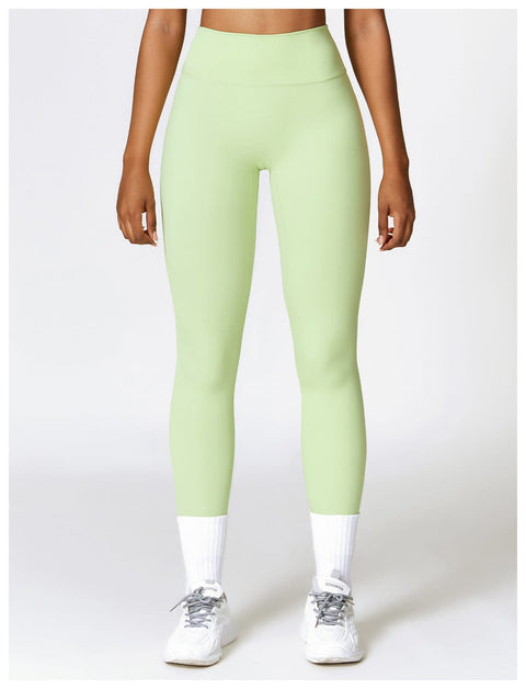 CurvyPower | UK Legging Apple Green / S High-Waisted Hip Lifting Activewear Shaper Gym and Sports Leggings