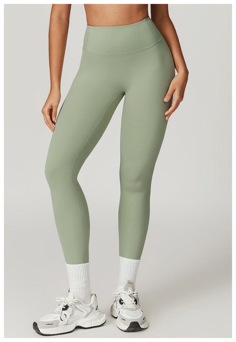 CurvyPower | FR Legging Vert Sauge / S Legging de Sport Sculptant Taille Haute Ventre Plat Pour Femmes