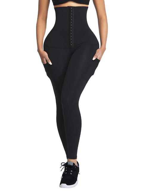 CurvyPower | FR Legging Noir / S Legging Sculptant Taille Haute Ventre Plat