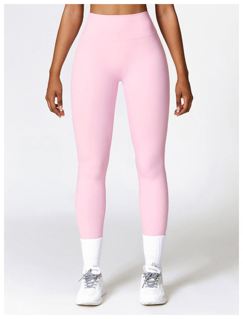 CurvyPower | Be You ! UK Legging Pink / S Legging Gainant Taille Haute Remonte-Fesses De Sport Pour Femmes