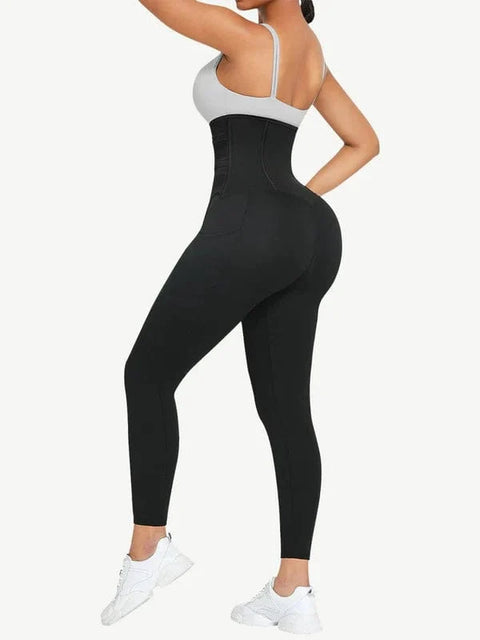 CurvyPower | FR Legging Legging Sculptant Taille Haute Remonte-Fesses