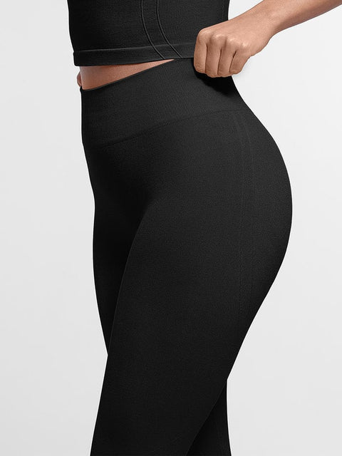 CurvyPower | FR Legging Legging Push-Up Sculptant Sans Couture À Double Épaisseur Pour Sport et Yoga