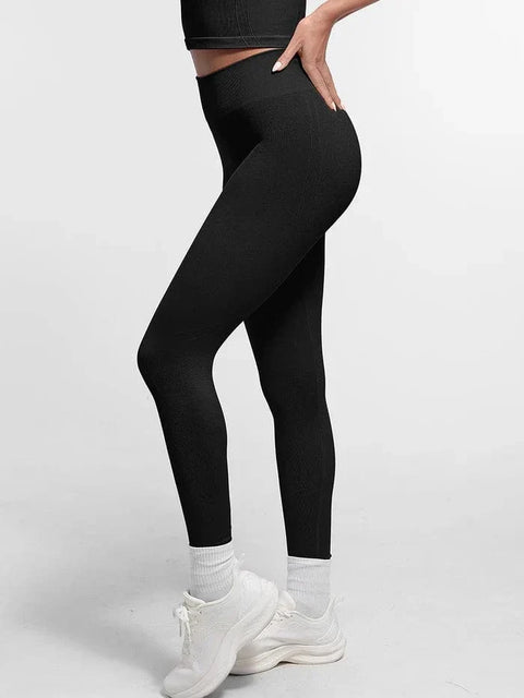 CurvyPower | FR Legging Legging Push-Up Sculptant Sans Couture À Double Épaisseur Pour Sport et Yoga