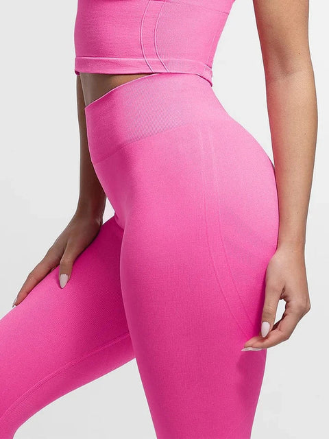 CurvyPower | FR Legging Legging Push-Up Sculptant Sans Couture À Double Épaisseur Pour Sport et Yoga