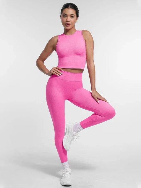 CurvyPower | FR Legging Legging Push-Up Sculptant Sans Couture À Double Épaisseur Pour Sport et Yoga