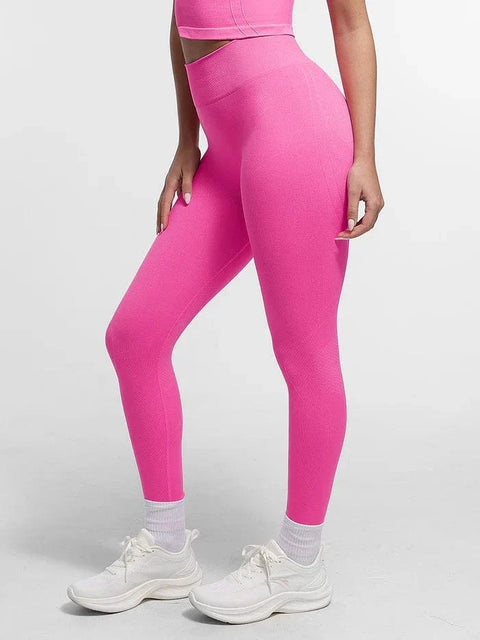 CurvyPower | FR Legging Legging Push-Up Sculptant Sans Couture À Double Épaisseur Pour Sport et Yoga