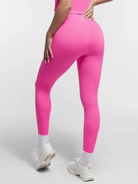 CurvyPower | FR Legging Legging Push-Up Sculptant Sans Couture À Double Épaisseur Pour Sport et Yoga