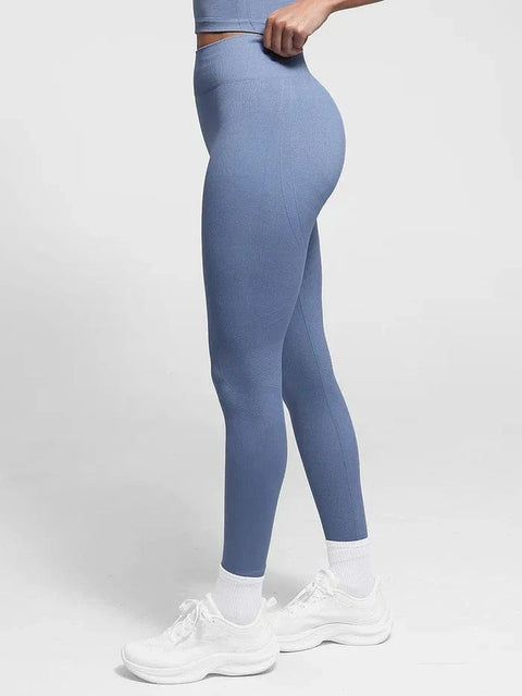 CurvyPower | FR Legging Legging Push-Up Sculptant Sans Couture À Double Épaisseur Pour Sport et Yoga