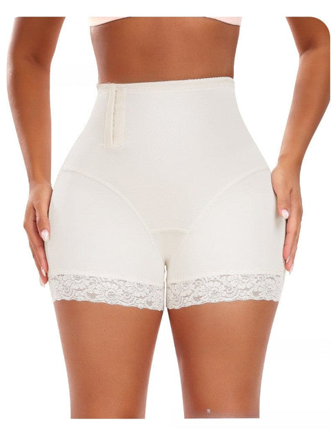 Short Gainant En Dentelle Avec Fermeture Par Boucle Latérale Pour Femmes - CurvyPower
