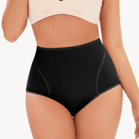 CurvyPower | UK short gainant Noir / S Short Gainant Ventre Plat Taille Haute Sans Couture