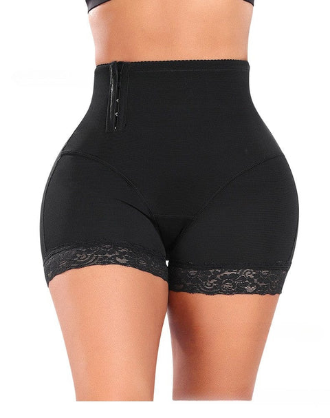 Short Gainant En Dentelle Avec Fermeture Par Boucle Latérale Pour Femmes - CurvyPower