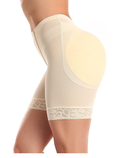 Short Gainant Dentelle Push-Up Fessier Avec Rembourrage Pour Femmes - CurvyPower